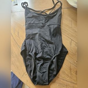 Bloch XL Spaghetti Strap Leotard Black